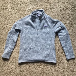 Patagonia grey women’s zip up (size M)